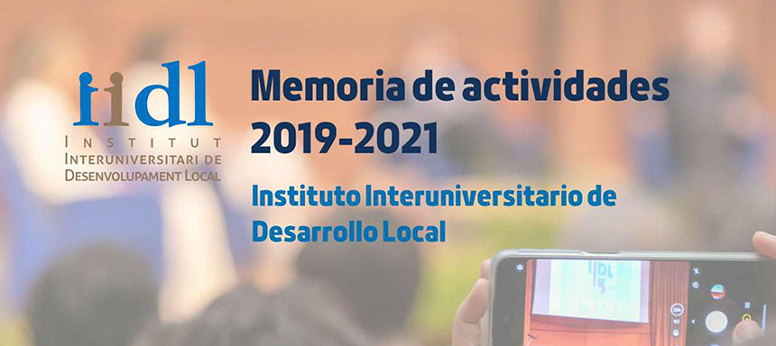 Memoria de actividades 2019-2021