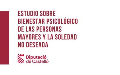 Presentació del «Estudi sobre benestar psicològic de les persones majors i la soledat no desitjada»