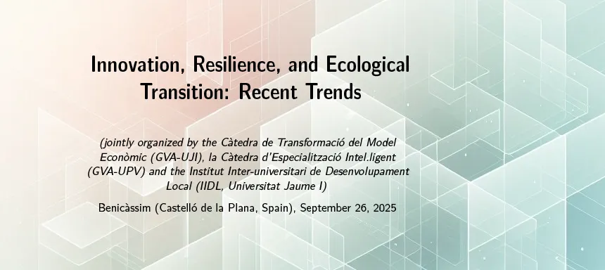 Innovation, Resilience, and Ecological Transition: Recent Trends