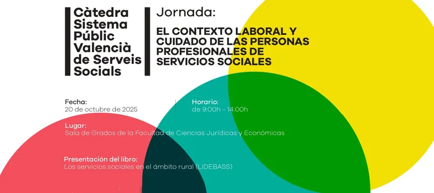 Jornada sobre el contexto laboral y el cuidado de las personas profesionales de servicios sociales